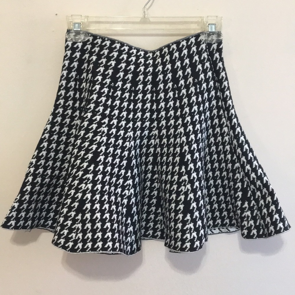 Houndstooth knit Skirt